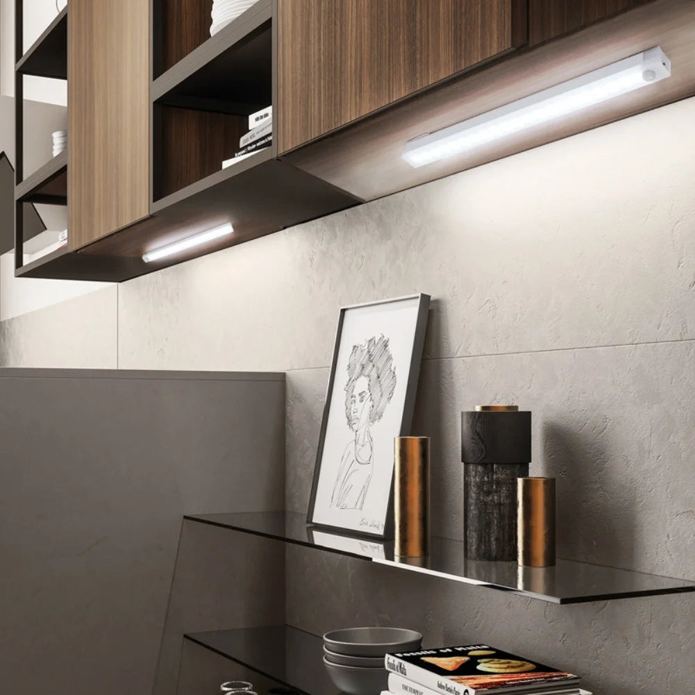 Wireless Motion Sensor LED Night Light – Rechargeable Cabinet & Stair Lamp